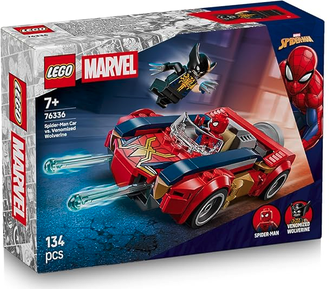LEGO Marvel 76336 - Auto di Spider-Man vs. Venomized Wolverine