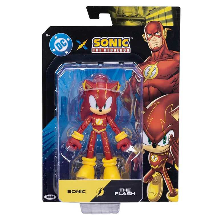 DC x Sonic the Hedgehog – Sonic as The Flash Action Figure – Jakks Pacific