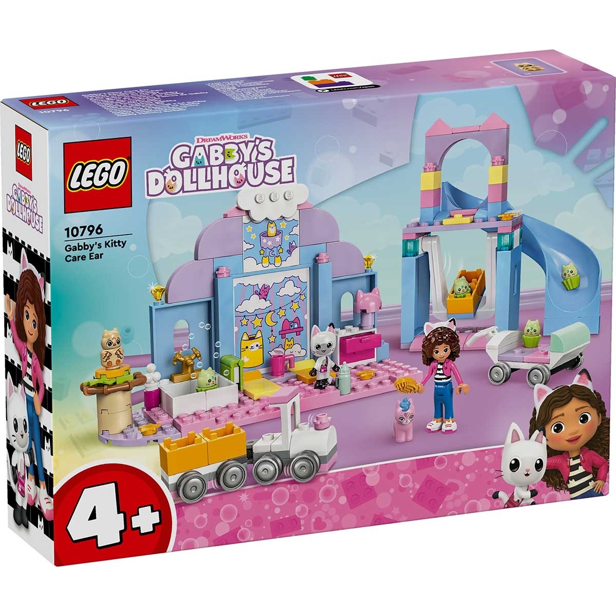 LEGO Gabby’s Dollhouse 10796 - Asilo Gatto-Orecchio di Gabby