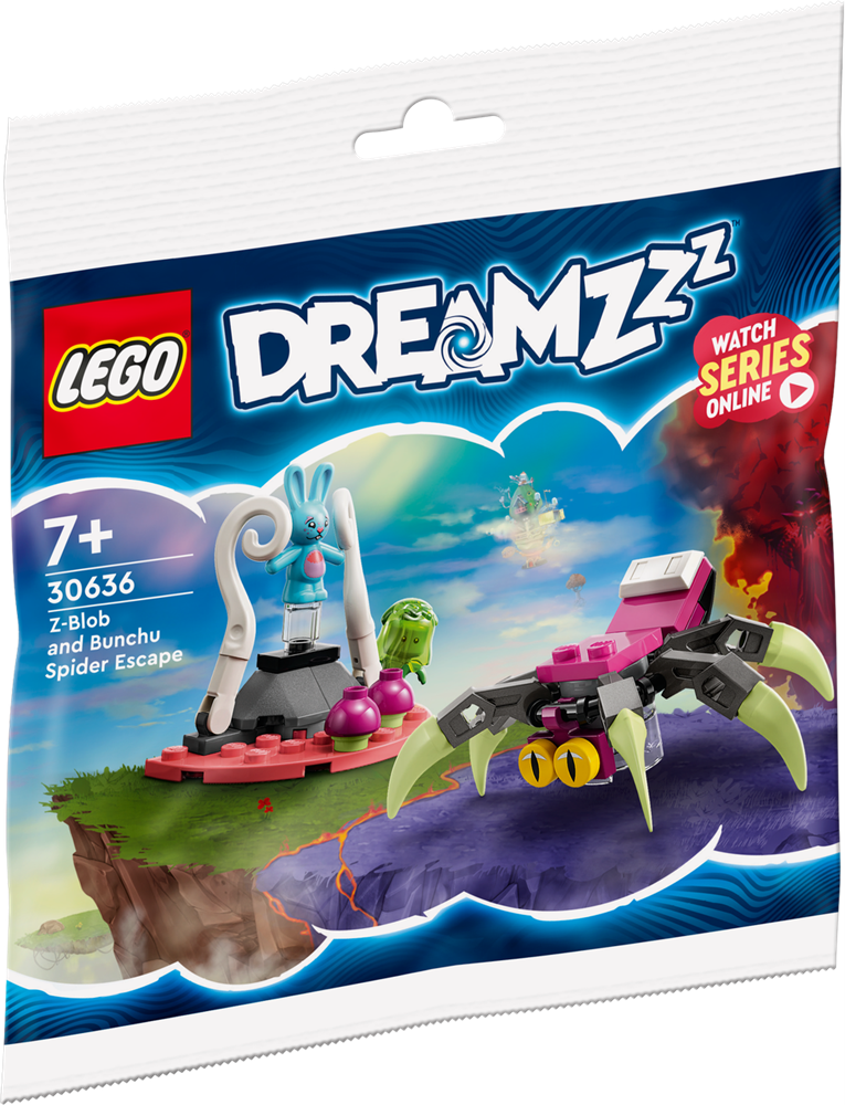 LEGO Polybag DREAMZzz 30636 - Z-Blob e Bunchu: Fuga dal Ragno
