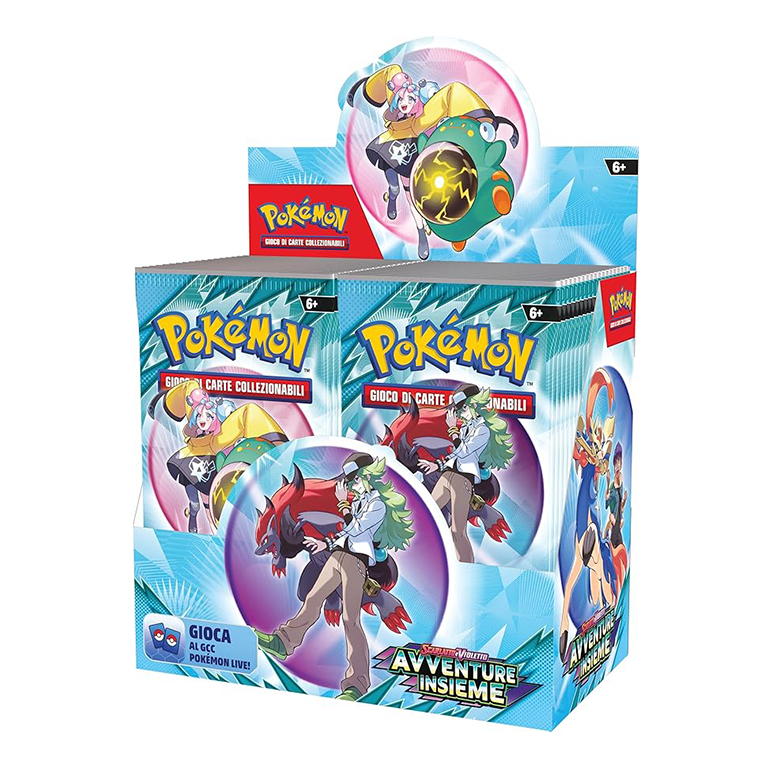 Pokémon - Box 36 buste dell’espansione Scarlatto e Violetto - Avventure Insieme