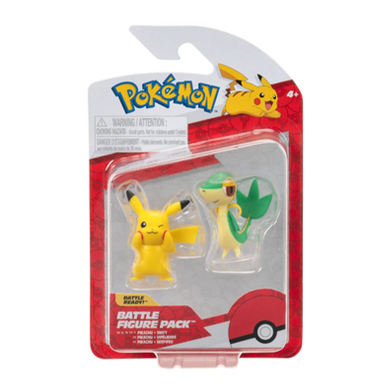 Pokémon Battle Figure Pack – Pikachu & Snivy