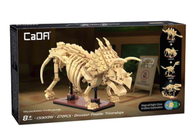 CaDA Dinosaur Fossils Triceratops C59013W – Scheletro