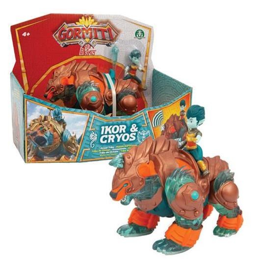 Gormiti – Ikor & Cryos Action Figure con Cavalcatura e Suoni – Giochi Preziosi