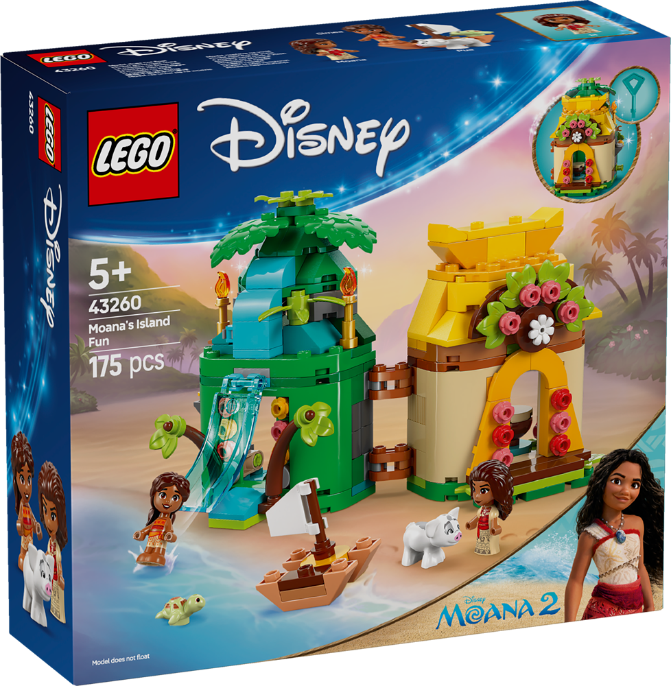 LEGO Disney 43260 - Oceania 2 Divertimento sull’Isola di Vaiana