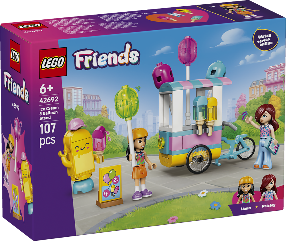 LEGO Friends 42692 - Chiosco dei Gelati e Palloncini