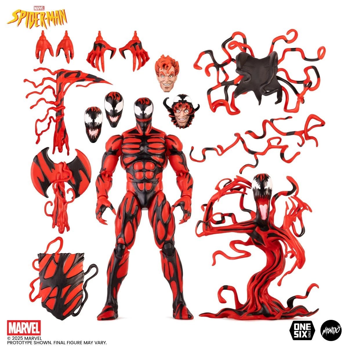Mondo Marvel Spider-Man: The Animated Series – Carnage Action Figure 1/6 da 33 cm