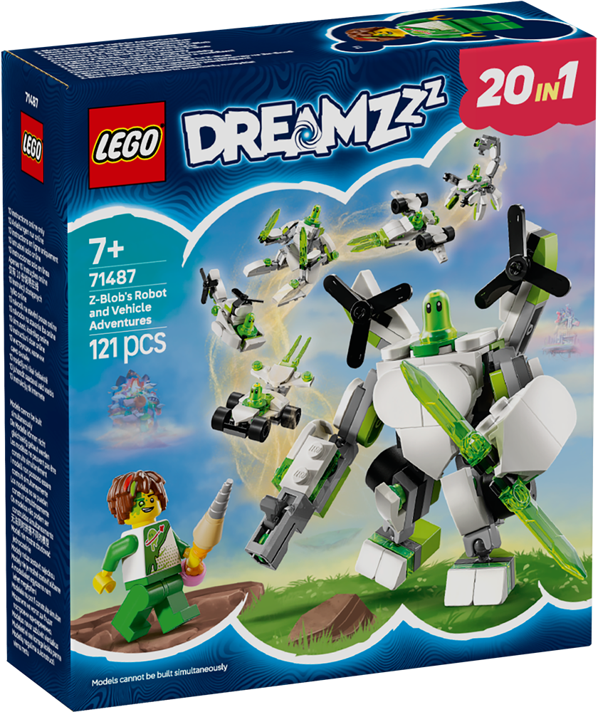 LEGO DREAMZzz 71487 - Le Avventure del Robot e del Veicolo di Z-Blob