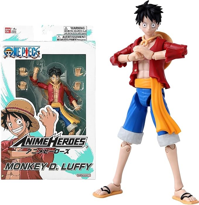 One Piece – Monkey D. Luffy Anime Heroes Action Figure 17 cm – Bandai