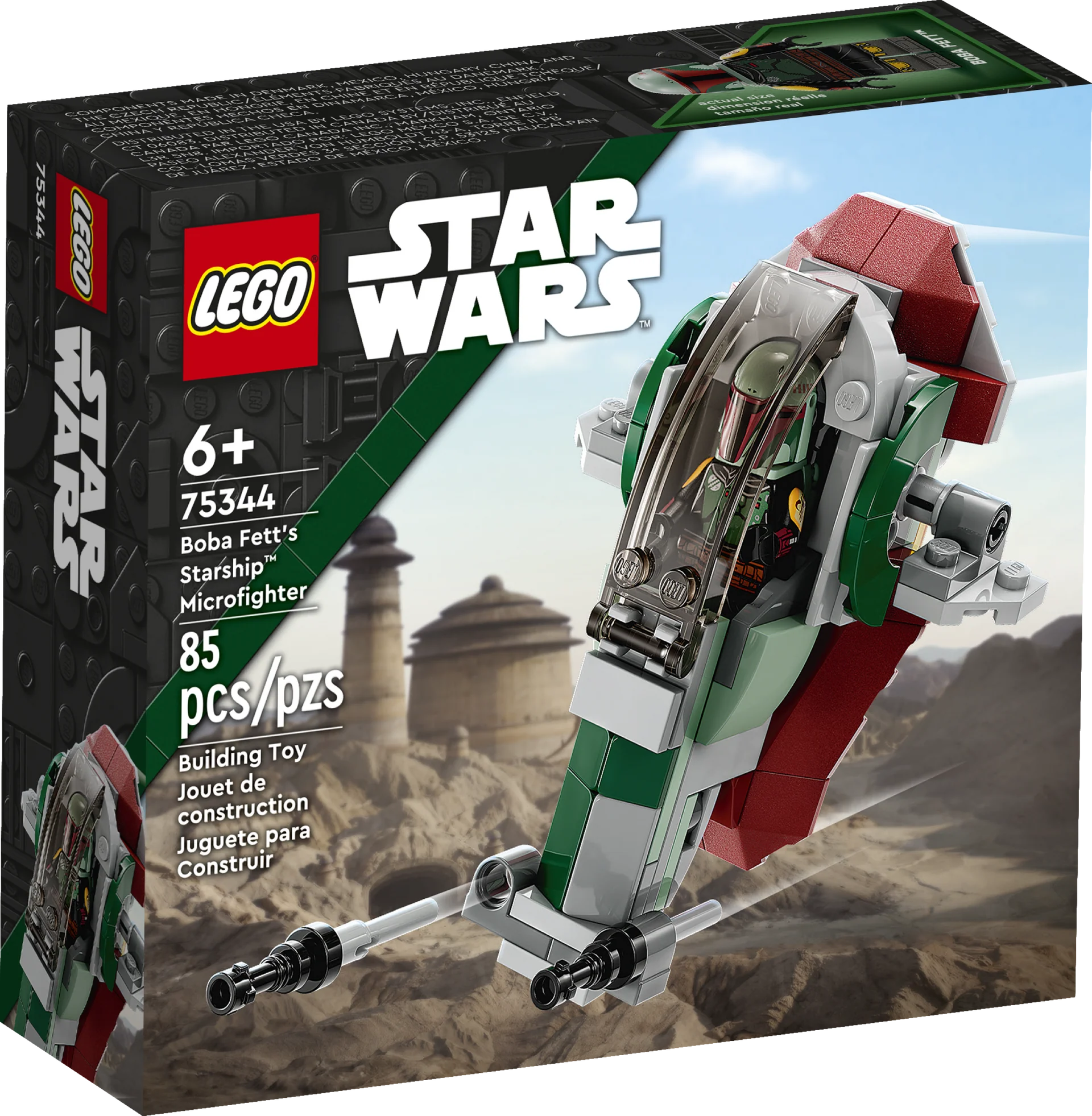 LEGO Star Wars 75344 - Astronave di Boba Fett Microfighter