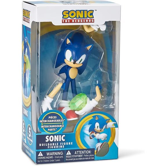 Sonic the Hedgehog – Sonic Action Figure Costruibile – Jakks Pacific
