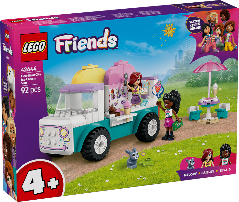 LEGO Friends 42644 - Furgone dei Gelati di Heartlake City