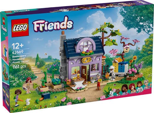 LEGO Friends 42669 - Casa e Giardino Fiorito di Beekeepers