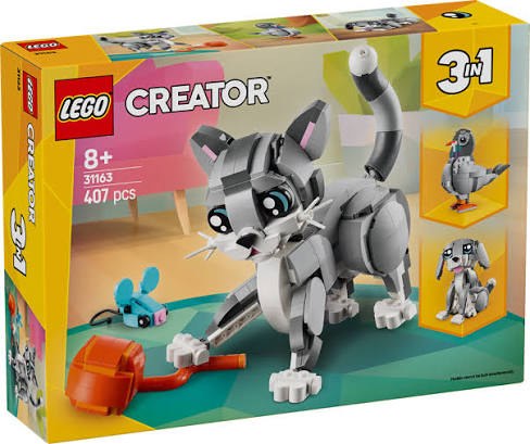 LEGO Creator 3 in 1 31163 - Gatto Giocherellone