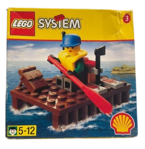 LEGO System 2537 Raft – Shell Promotional Set – Vintage 1998