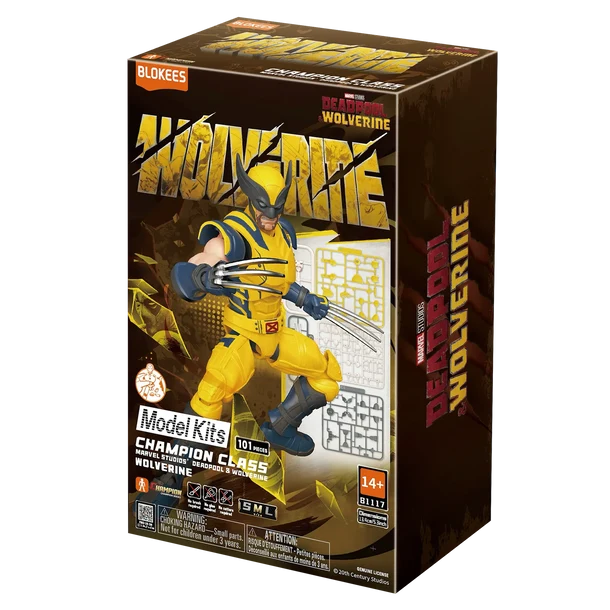 Action Figure Blokees 81117 - Wolverine Marvel Deadpool & Wolverine Champion Class 05