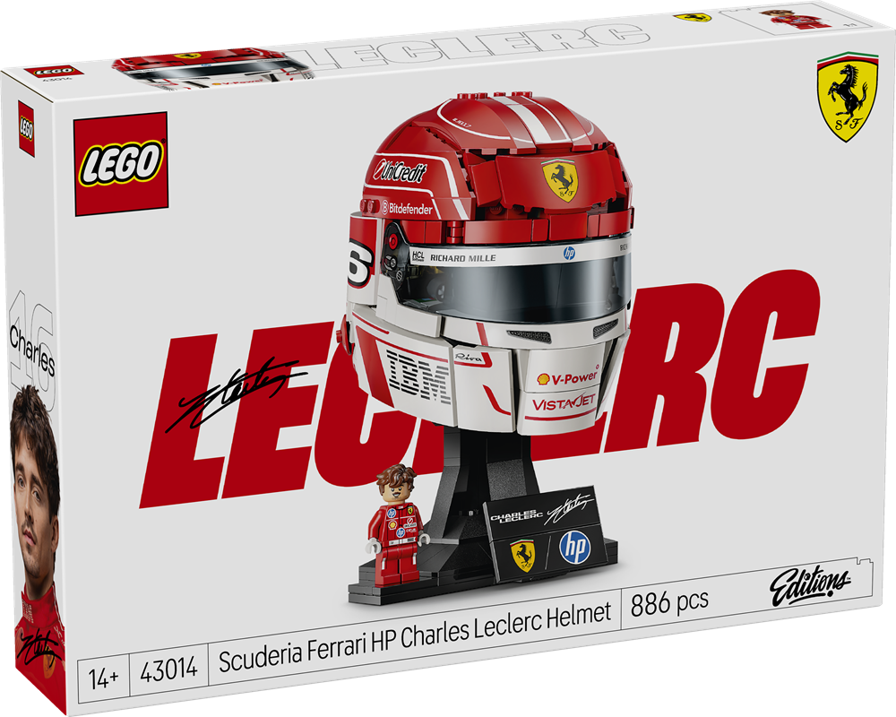 LEGO Editions 43014 - Scuderia Ferrari HP Charles Leclerc Helmet