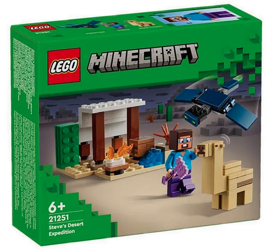 LEGO Minecraft 21251 - Spedizione di Steve nel Deserto