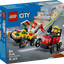 LEGO City 60458 - Pizza vs. Camion dei Pompieri