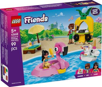 LEGO Friends 42658 - Pool Party con Unicorno e Fenicottero