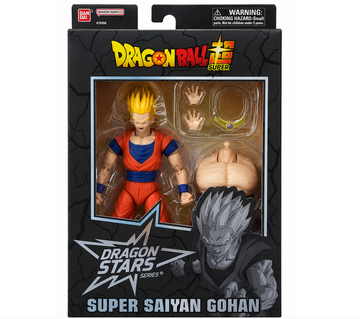 Dragon Ball Super – Super Saiyan Gohan Dragon Stars Series con Build-A-Figure Broly – Bandai