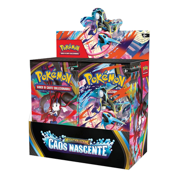 Pokémon - Box da 36 buste dell'espansione Scarlatto e Violetto - Caos Nascente