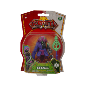 Gormiti Seskell - Action Figure Articolata con Bastone – Giochi Preziosi
