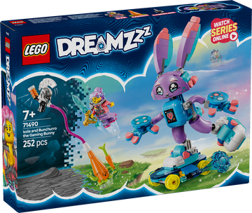 LEGO DREAMZzz 71490 - Izzie e il Coniglietto del Gaming Bunchurro – 252 Pezzi