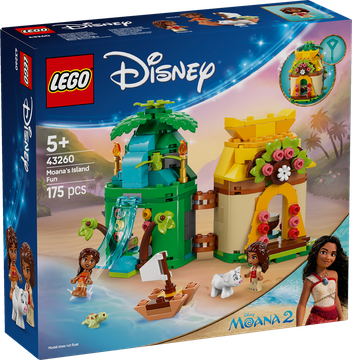 LEGO Disney 43260 - Oceania 2 Divertimento sull’Isola di Vaiana