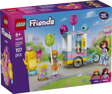 LEGO Friends 42692 - Chiosco dei Gelati e Palloncini