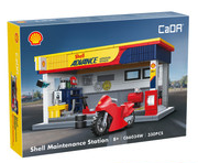 CaDA Shell Maintenance Station C66036W – Officina con Moto