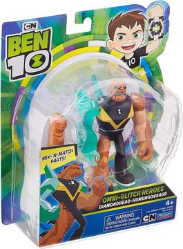 Ben 10 – Omni-Glitch Heroes Diamondhead-Humungousaur Action Figure