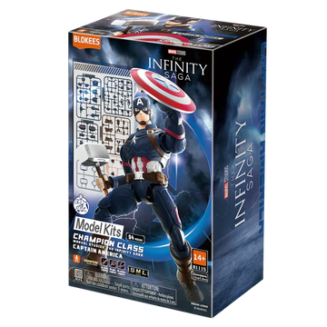 Action Figure Blokees 81115 - Captain America Marvel Infinity Saga Champion Class 03
