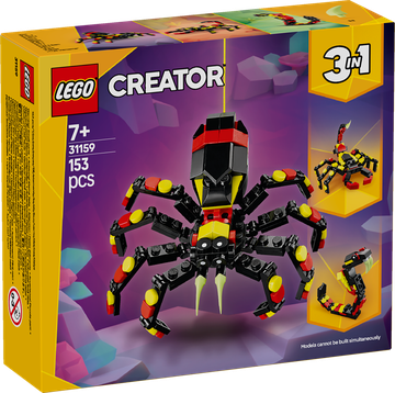 LEGO Creator 3 in 1 31159 - Animali Selvatici: Ragno Sorprendente