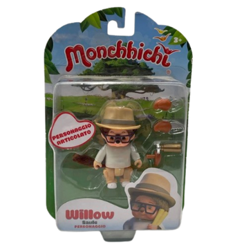 Monchhichi – Willow Action Figure Articolata con Accessori Safari