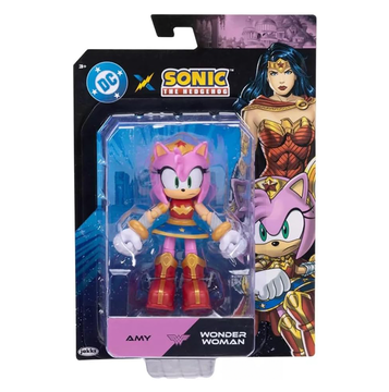 DC x Sonic the Hedgehog – Amy Rose as Wonder Woman Action Figure – Jakks Pacific