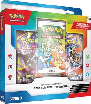 Pokémon - Collezione Illustrazione Primi Compagni d'avventura - serie 3