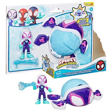 Marvel Spidey and His Amazing Friends – Ghost-Spider Ghost Turtle Water-Webs con Veicolo – Hasbro