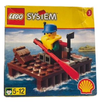 LEGO System 2537 Raft – Shell Promotional Set – Vintage 1998