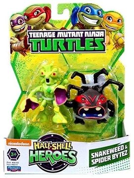 Teenage Mutant Ninja Turtles – Half Shell Heroes Snakeweed & Spider Bytez – 2 Figure