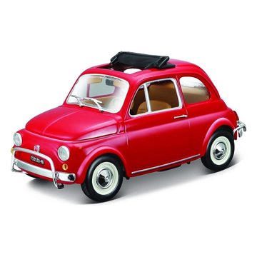 Bburago Fiat 500L 1968 Rossa – Modellino Die-Cast Scala 1:24 con Parti Apribili