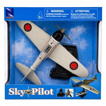 NewRay Sky Pilot – A6M Zero Modellino Aereo Militare Giapponese con Base Espositiva