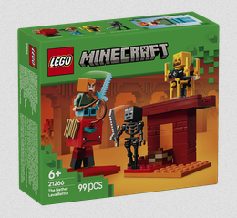 LEGO Minecraft 21266 - Battaglia nella Lava del Nether