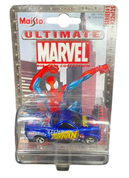 Maisto Ultimate Marvel Die-Cast Collection – Auto Marvel Spider-Man e Hulk – 4 Varianti Disponibili