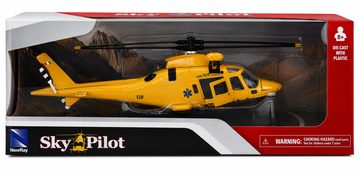 NewRay Sky Pilot – AgustaWestland AW109 Power Elisoccorso 118 – Modellino Elicottero Die-Cast con Base