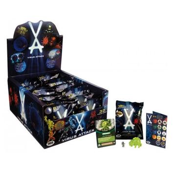 Virus Attack – Box Display da 24 Bustine 3D Virus Cards – GiG Giochi Preziosi